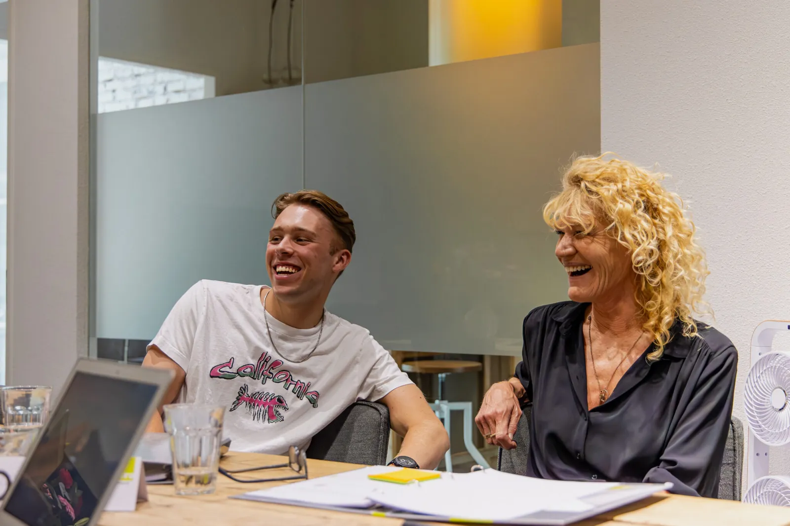 Trainer van Extra Trainers in gesprek